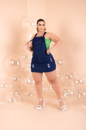 Jardineira Short Saia 001