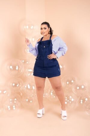 Jardineira Short Saia 004