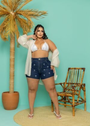 Short  Bordado 100% 016
