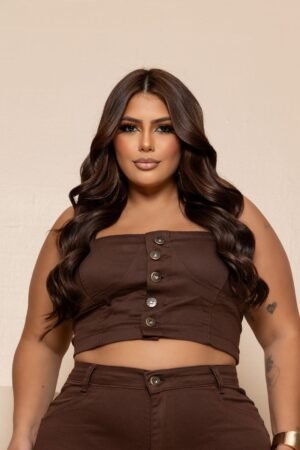 CROPPED ALÇA MARRON 006